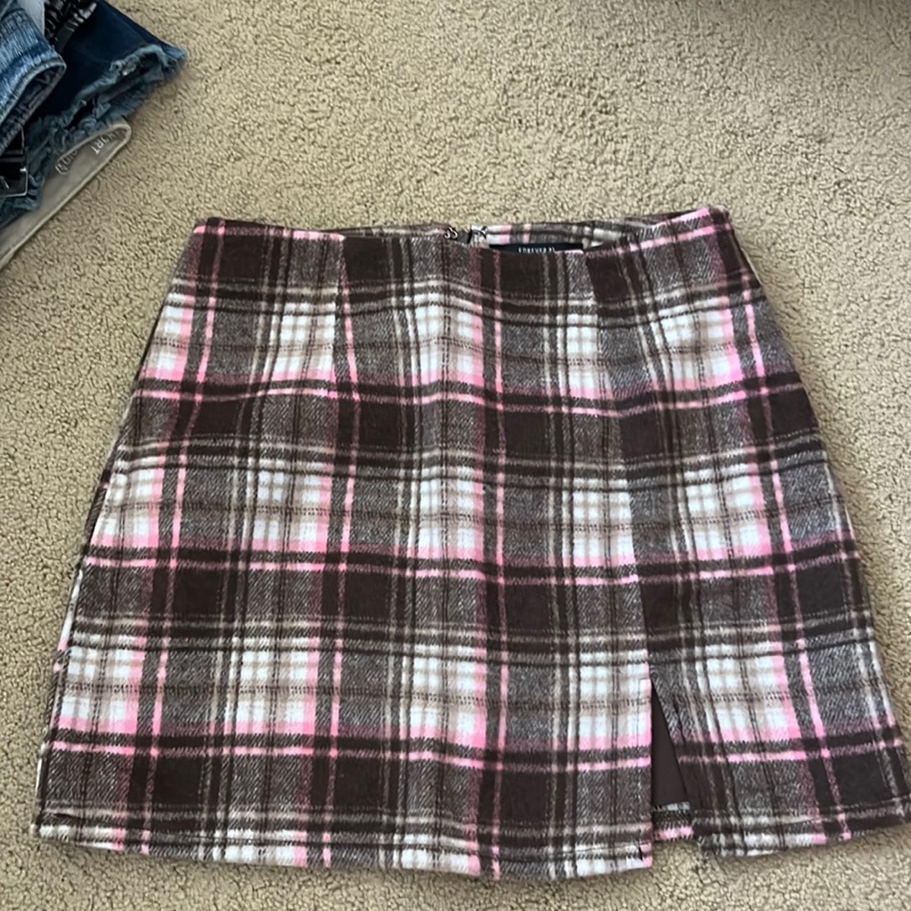 Plaid skirt